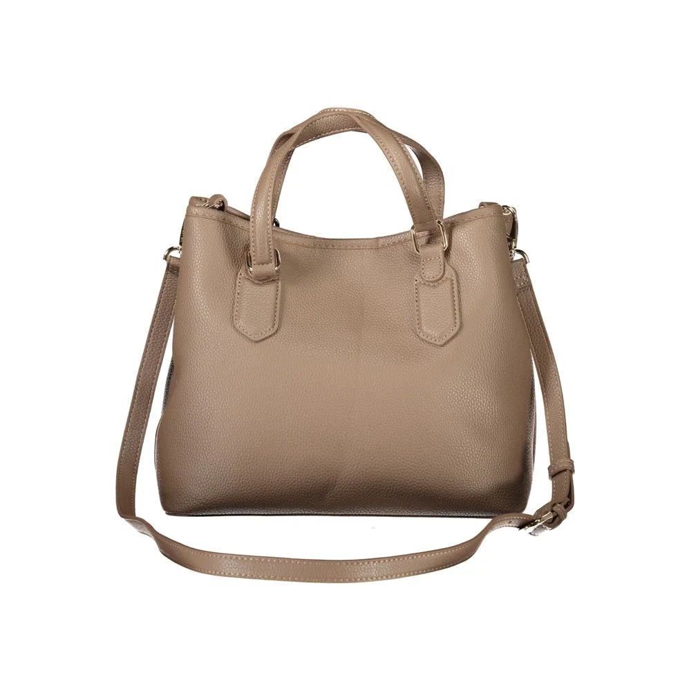 Mario Valentino Brown Polyethylene Women Handbag - Shoulder Bags