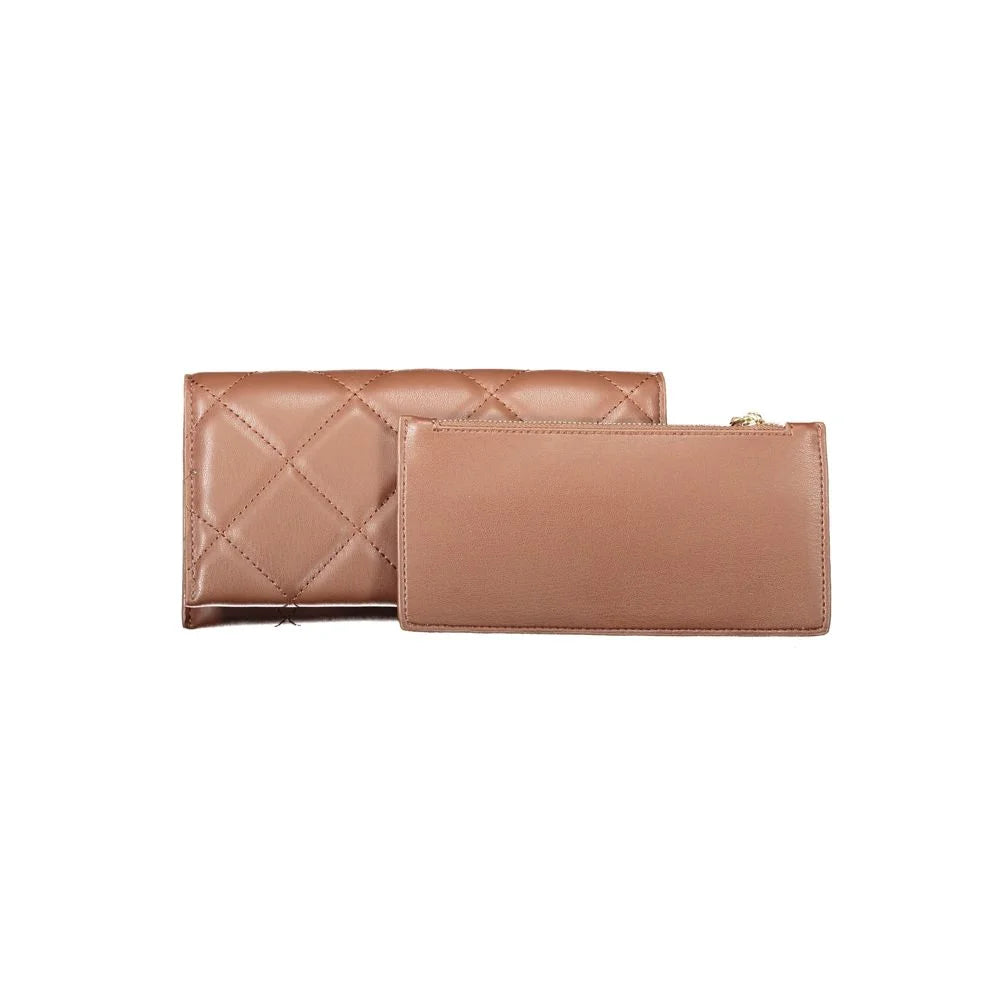 Mario Valentino Brown Polyethylene Women Wallet