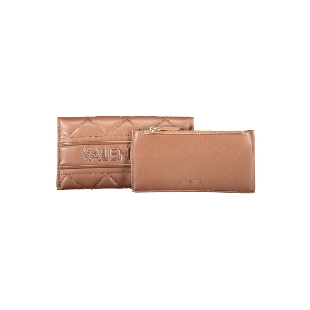 Mario Valentino Brown Polyethylene Women Wallet