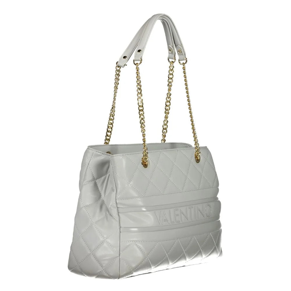 Mario Valentino Gray Polyethylene Handbag