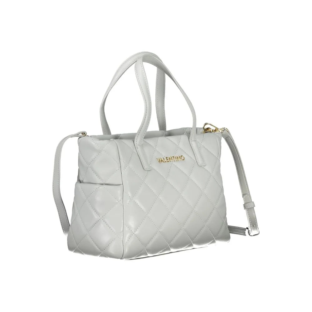 Mario Valentino Gray Polyethylene Handbag