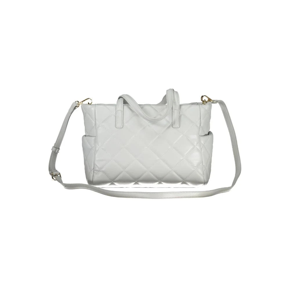 Mario Valentino Gray Polyethylene Handbag