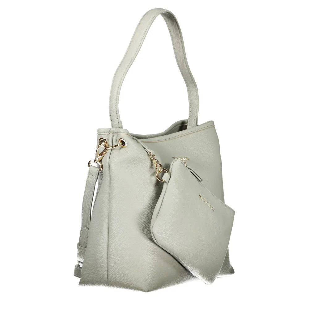 Mario Valentino Gray Polyethylene Handbag