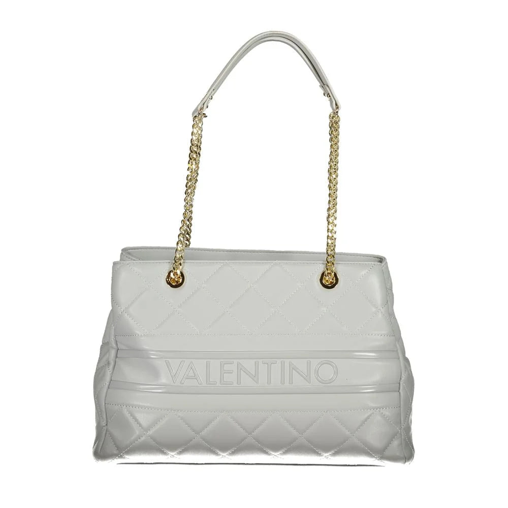 Mario Valentino Gray Polyethylene Handbag