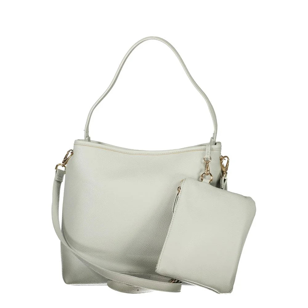 Mario Valentino Gray Polyethylene Handbag