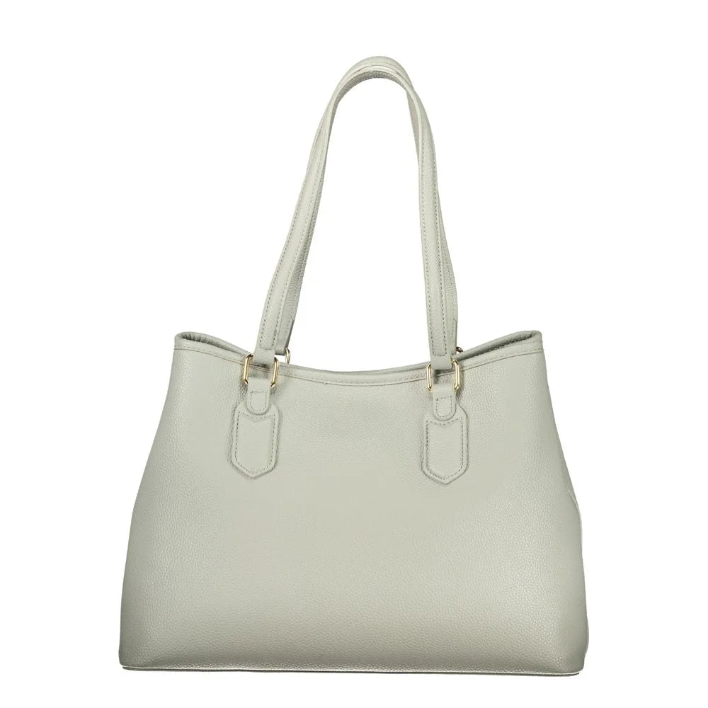 Mario Valentino Gray Polyethylene Handbag