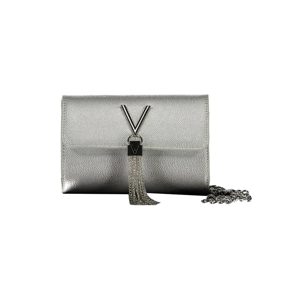 Mario Valentino Gray Polyethylene Handbag - Cross Body Bags