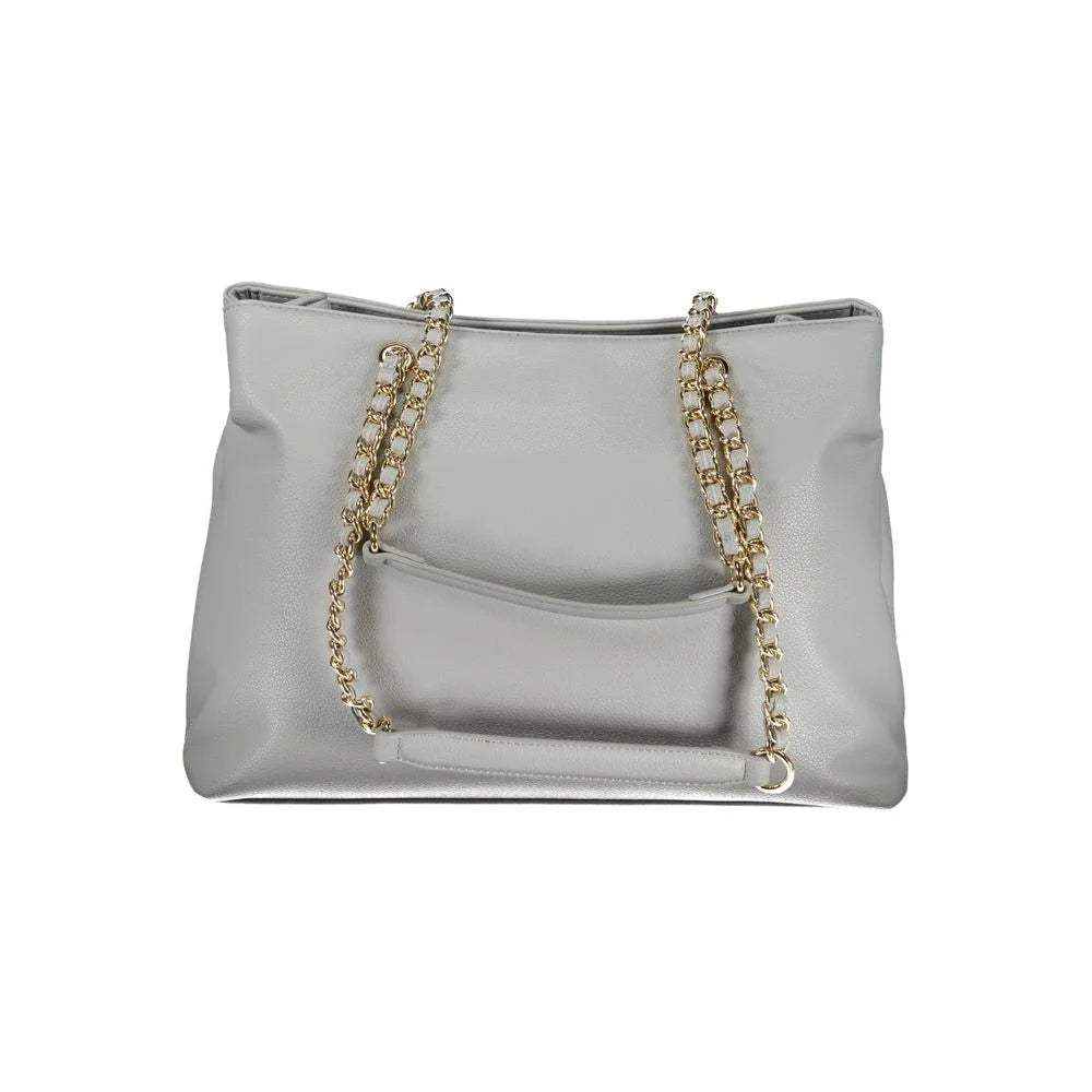 Mario Valentino Gray Polyethylene Handbag - Shoulder Bags