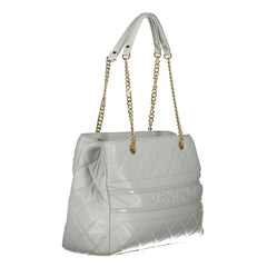 Mario Valentino Gray Polyethylene Handbag - Shoulder Bags
