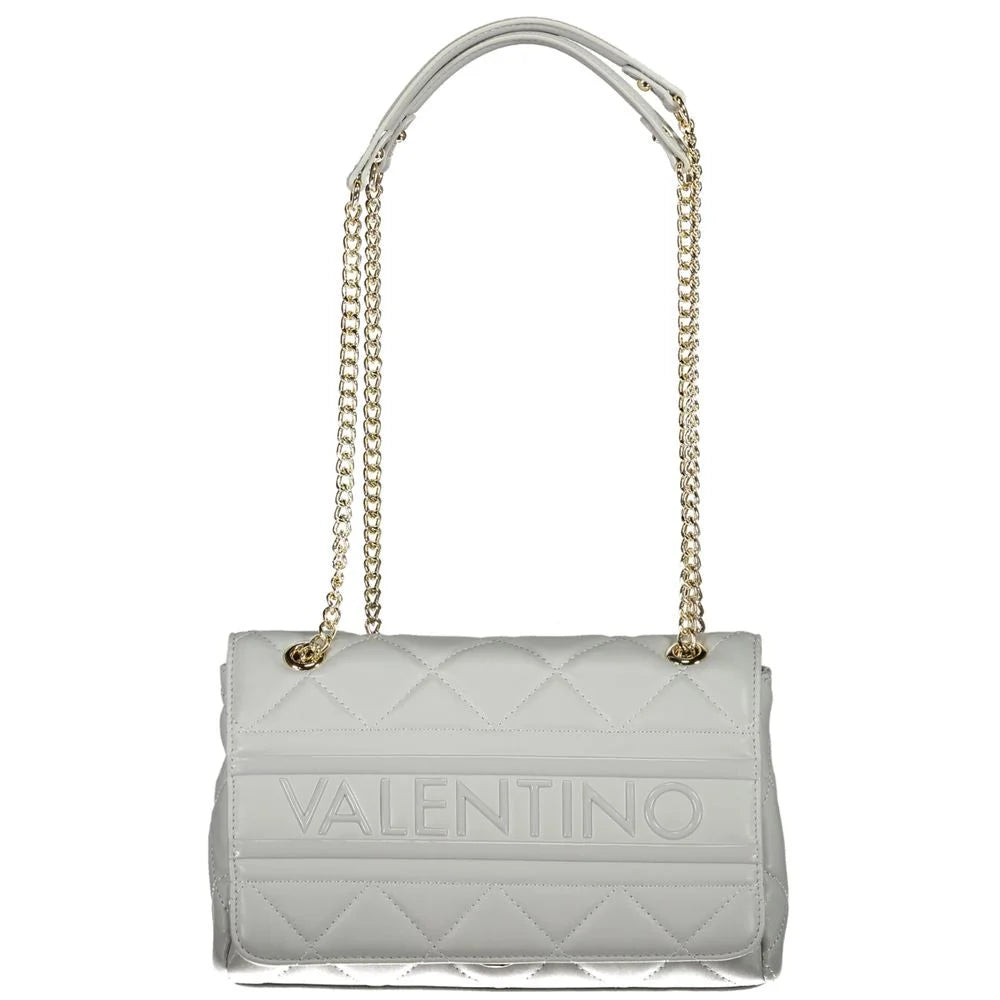 Mario Valentino Gray Polyethylene Women Handbag - Shoulder Bags
