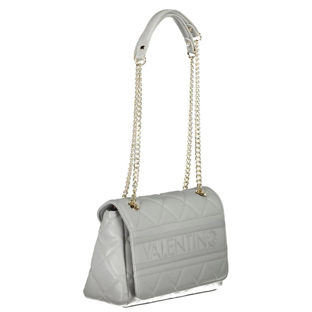 Mario Valentino Gray Polyethylene Women Handbag - Shoulder Bags