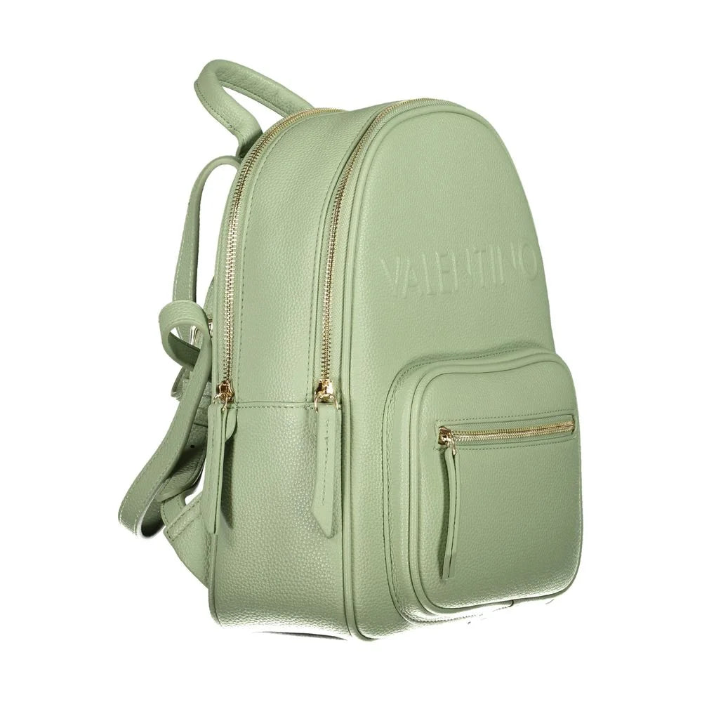 Mario Valentino Green Polyethylene Backpack - Backpacks