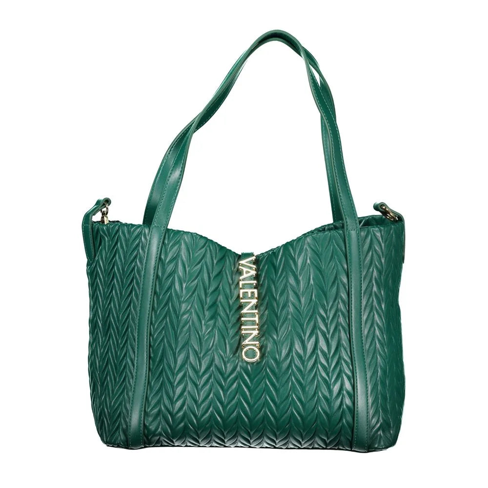 Mario Valentino Green Polyethylene Handbag