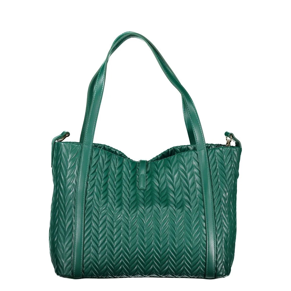 Mario Valentino Green Polyethylene Handbag