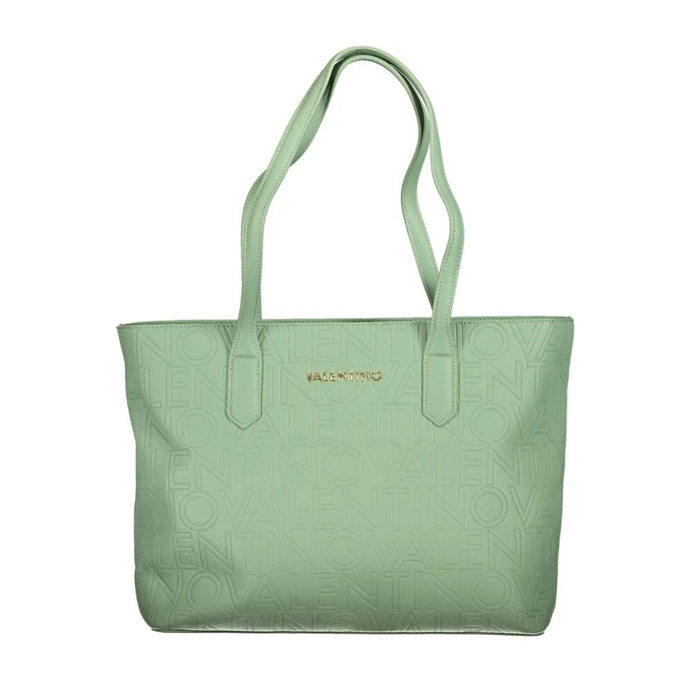 Mario Valentino Green Polyethylene Handbag
