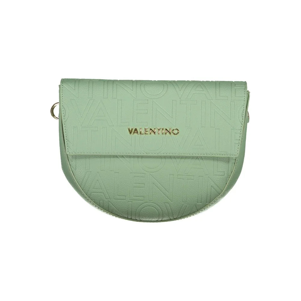 Mario Valentino Green Polyethylene Handbag - Half-Moon Bags