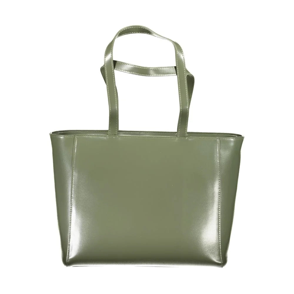 Mario Valentino Green Polyethylene Handbag - Shopper Bags