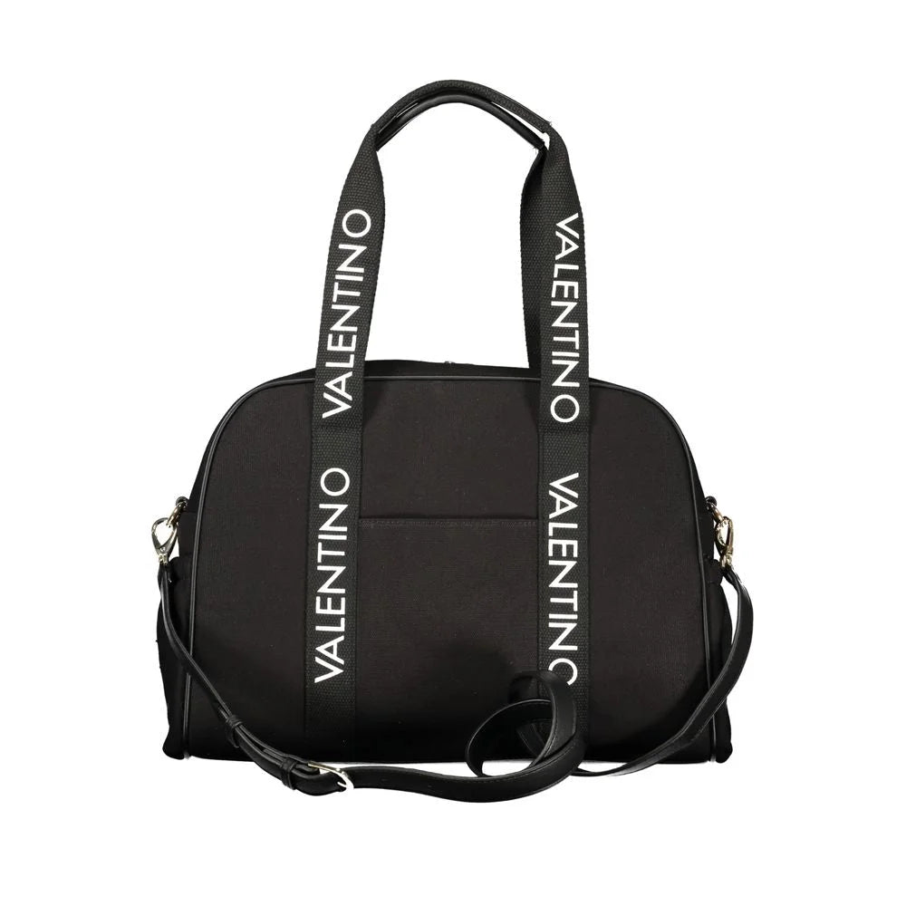 Mario Valentino Nero Cotton Women Handbag