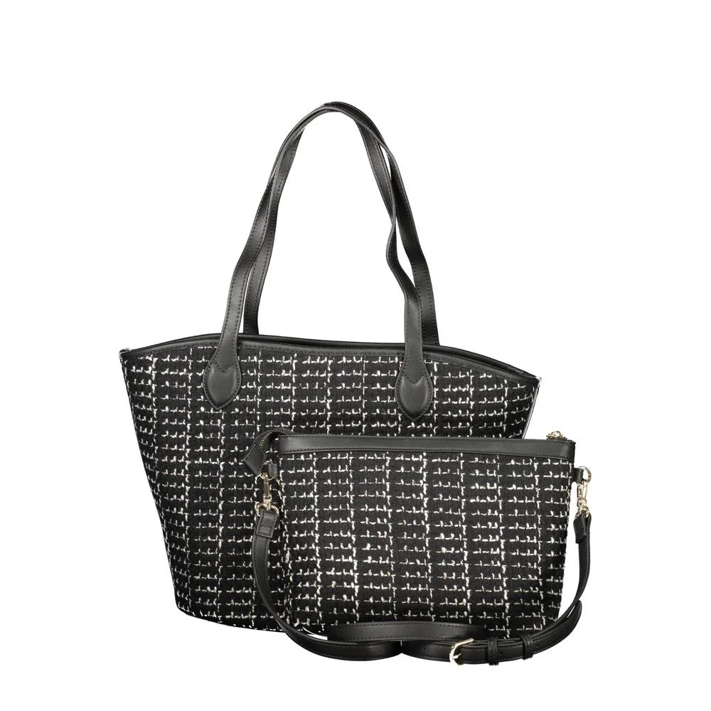 Mario Valentino Nero Polyurethane Woman Bucket Bag