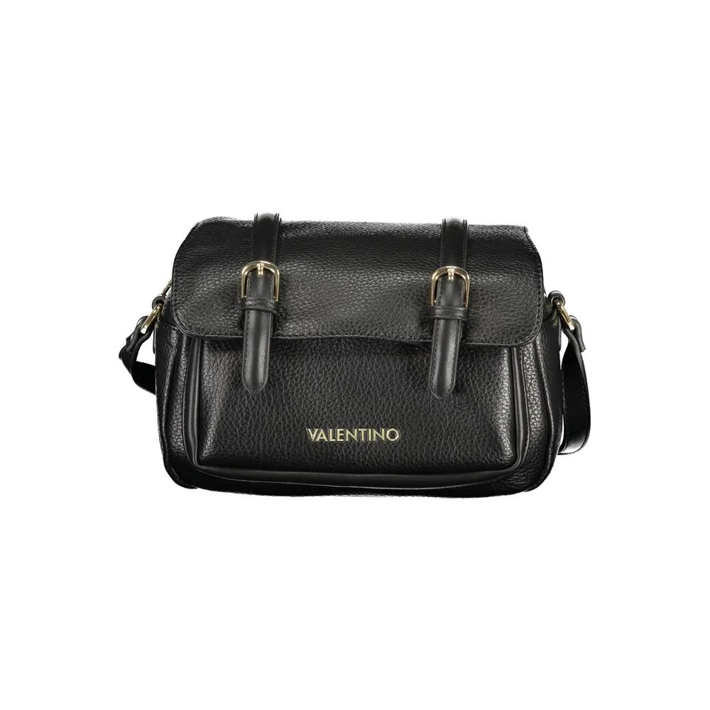 Mario Valentino Nero Polyurethane Women Shoulder Bag