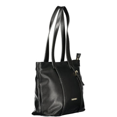 Mario Valentino Nero Polyurethane Women Shoulder Bag