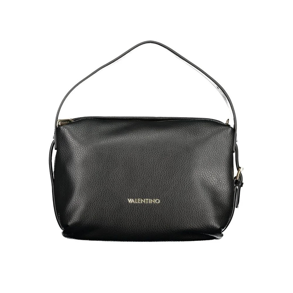 Mario Valentino Nero Polyurethane Women Shoulder Bag