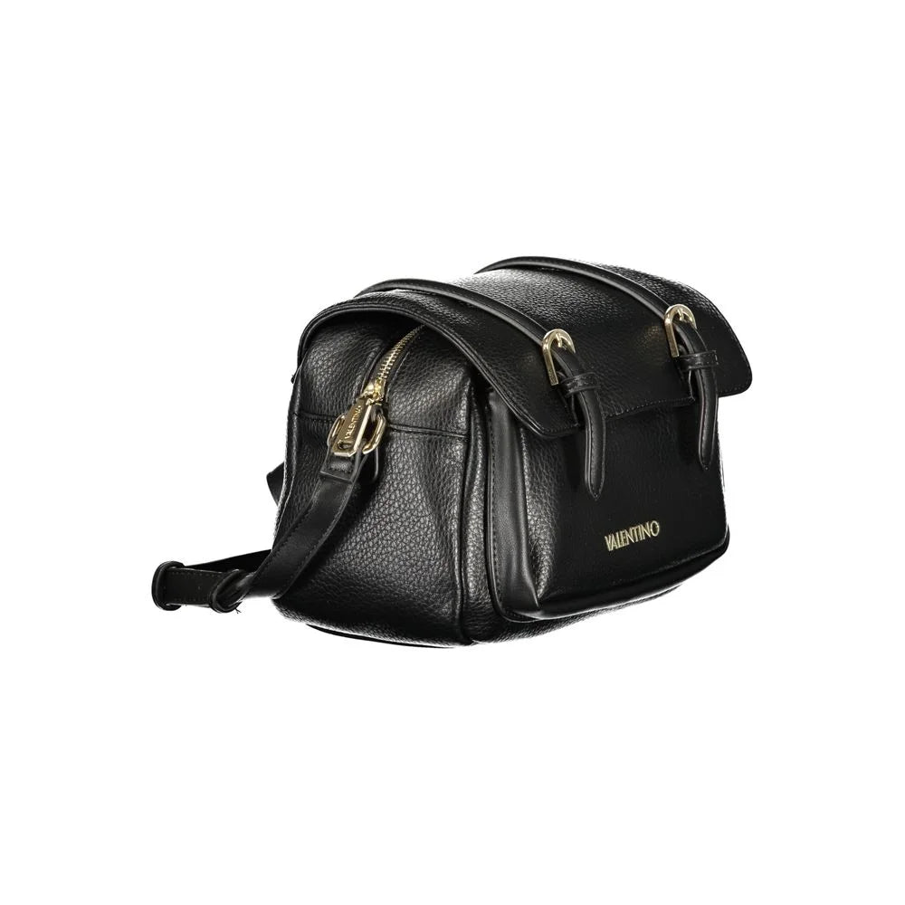 Mario Valentino Nero Polyurethane Women Shoulder Bag