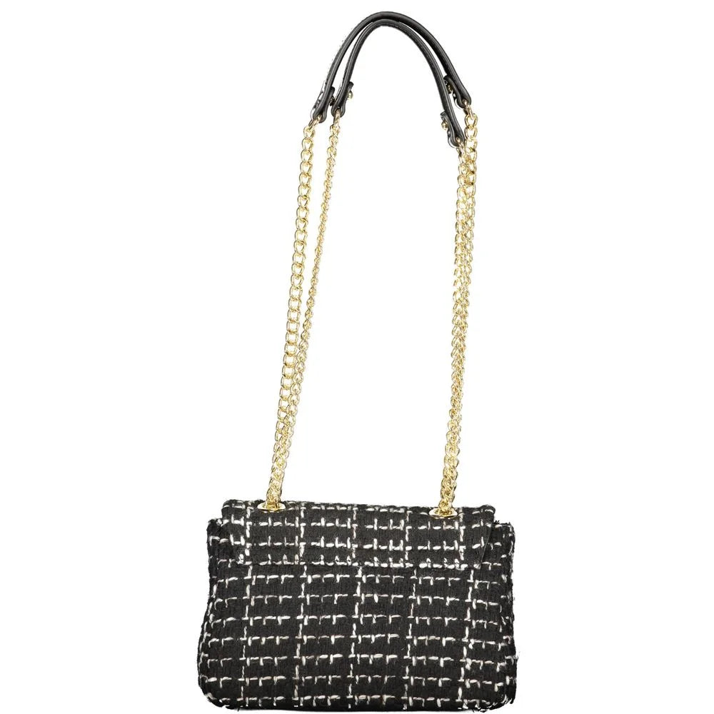 Mario Valentino Nero Polyurethane Women Shoulder Bag