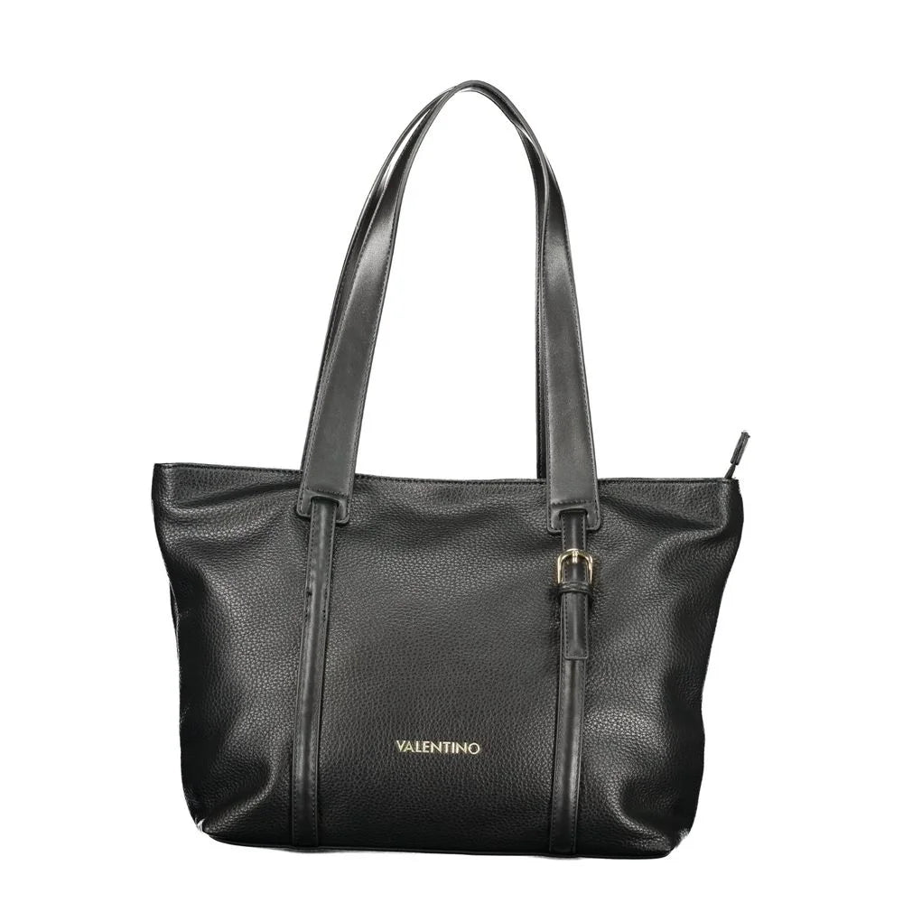 Mario Valentino Nero Polyurethane Women Shoulder Bag