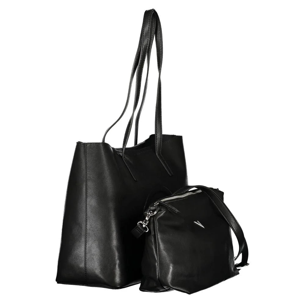 Mario Valentino Nero Polyurethane Women’s Handbag