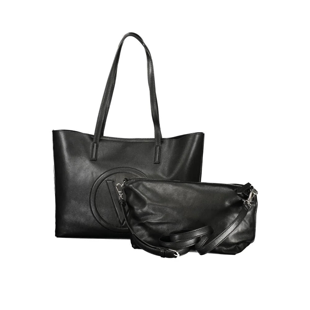 Mario Valentino Nero Polyurethane Women’s Handbag