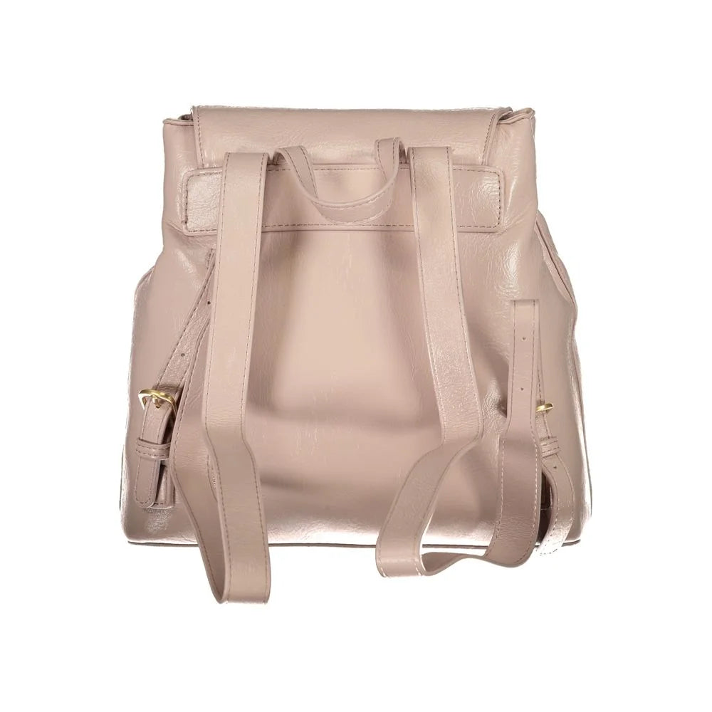 Mario Valentino Pink Polyethylene Backpack - Backpacks