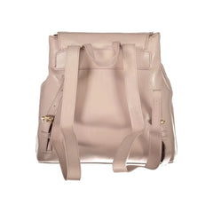 Mario Valentino Pink Polyethylene Backpack - Backpacks