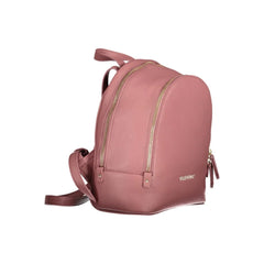 Mario Valentino Pink Polyethylene Backpack - Backpacks
