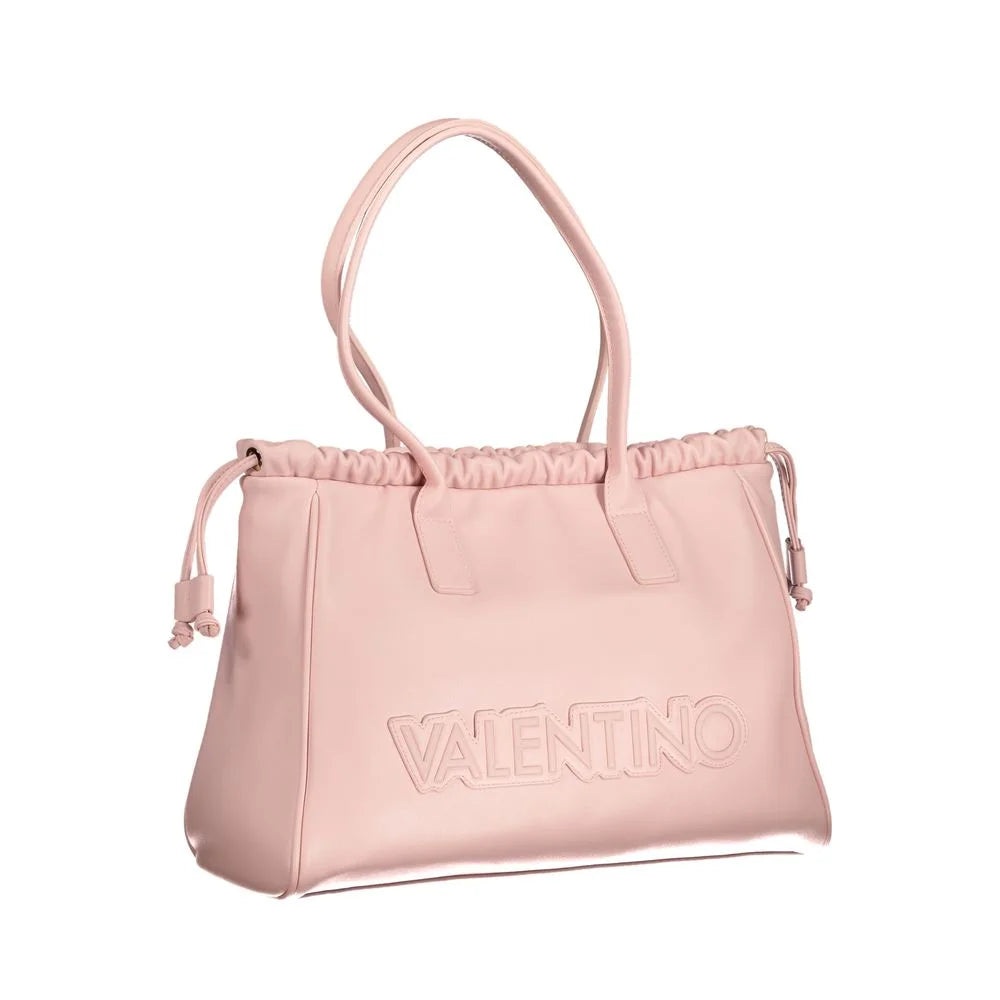 Mario Valentino Pink Polyethylene Handbag - Shopper Bags