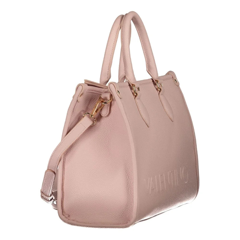 Mario Valentino Pink Polyethylene Handbag - Shopper Bags