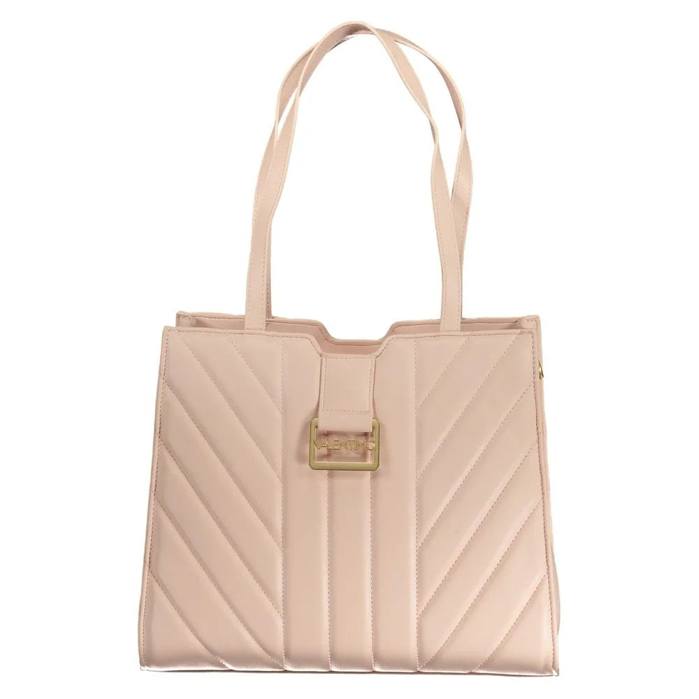 Mario Valentino Pink Polyethylene Handbag - Shopper Bags