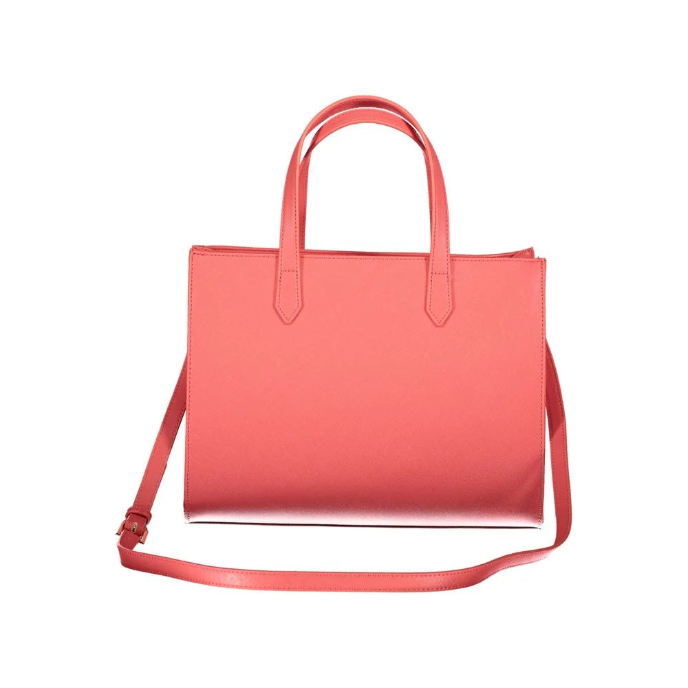 Mario Valentino Pink Polyethylene Handbag - Shopper Bags