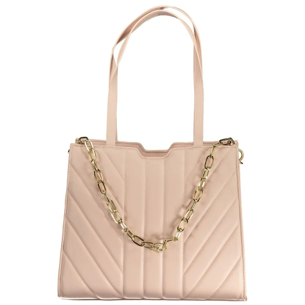 Mario Valentino Pink Polyethylene Handbag - Shopper Bags