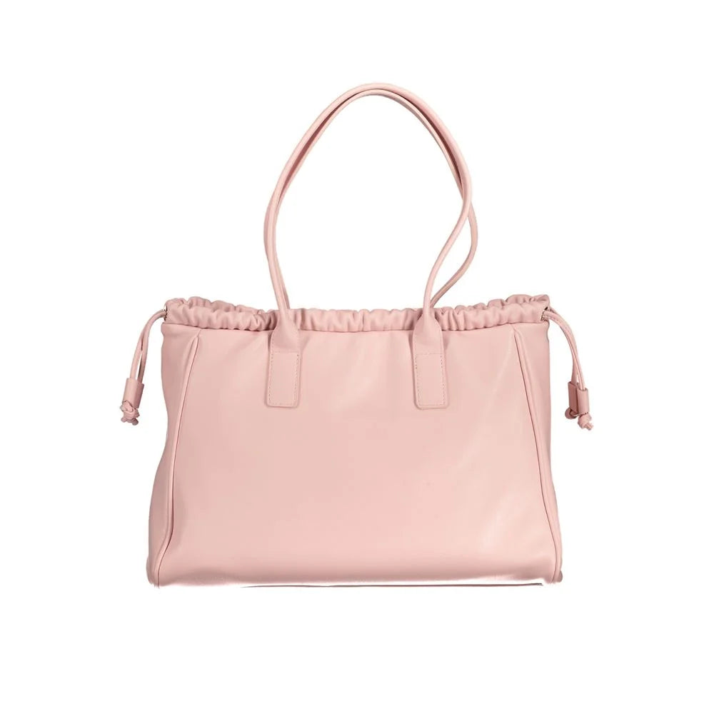 Mario Valentino Pink Polyethylene Handbag - Shopper Bags