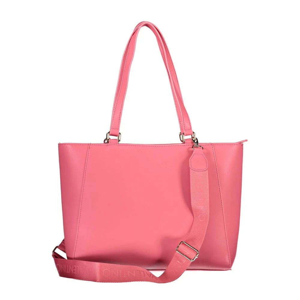 Mario Valentino Pink Polyethylene Handbag - Shopper Bags