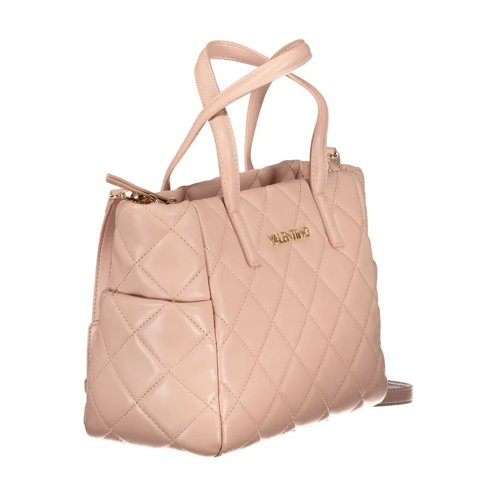 Mario Valentino Pink Polyethylene Handbag - Shopper Bags