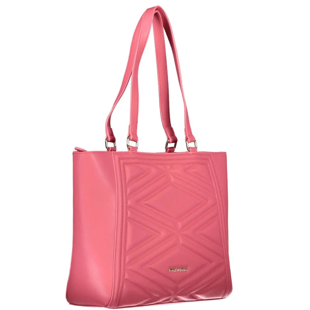 Mario Valentino Pink Polyethylene Handbag - Shopper Bags