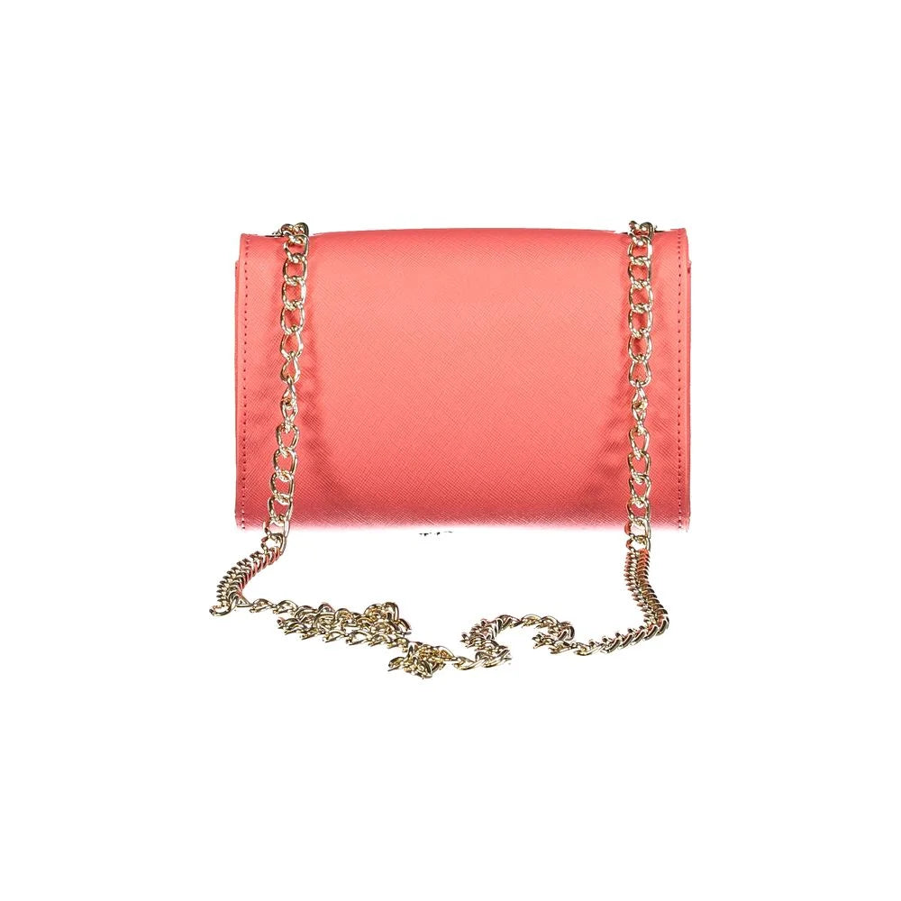 Mario Valentino Pink Polyethylene Handbag - Shoulder Bags
