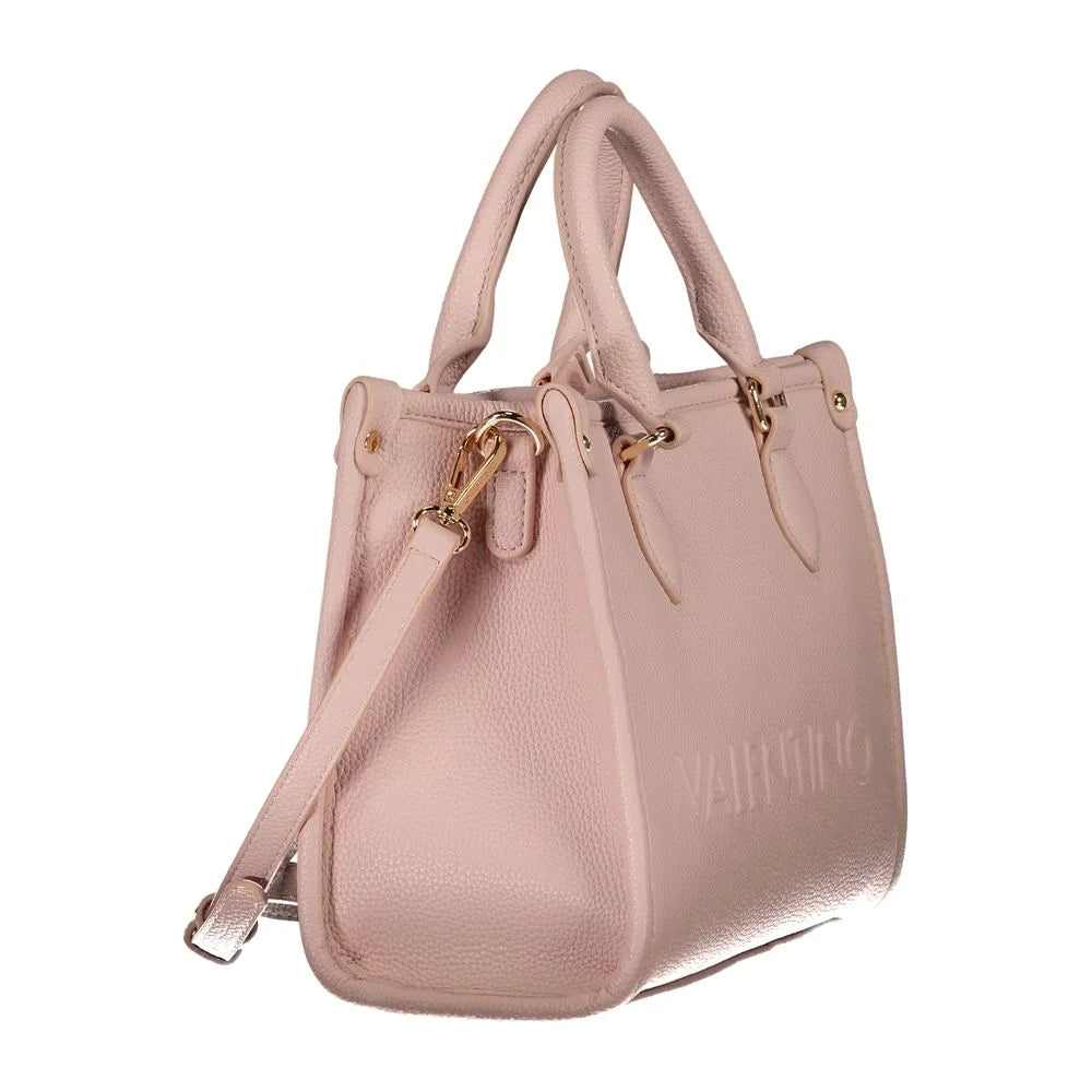 Mario Valentino Pink Polyethylene Handbag - Shoulder Bags