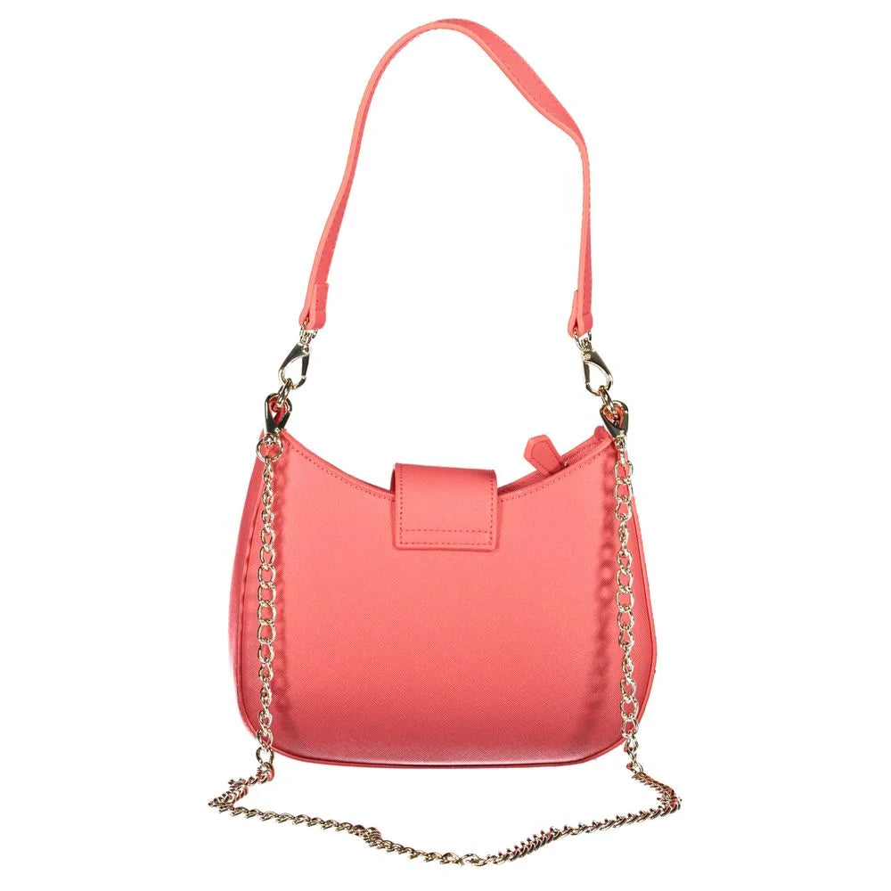 Mario Valentino Pink Polyethylene Handbag - Shoulder Bags