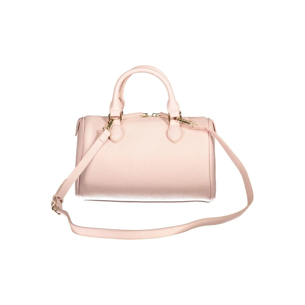 Mario Valentino Pink Polyethylene Women Handbag - Barrel Bags