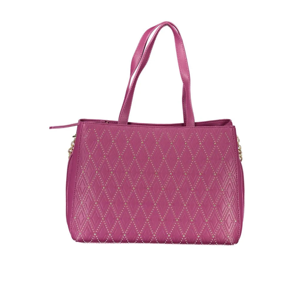 Mario Valentino Purple Polyethylene Handbag - Shopper Bags