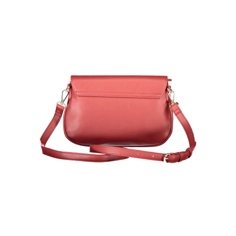 Mario Valentino Red Polyethylene Handbag