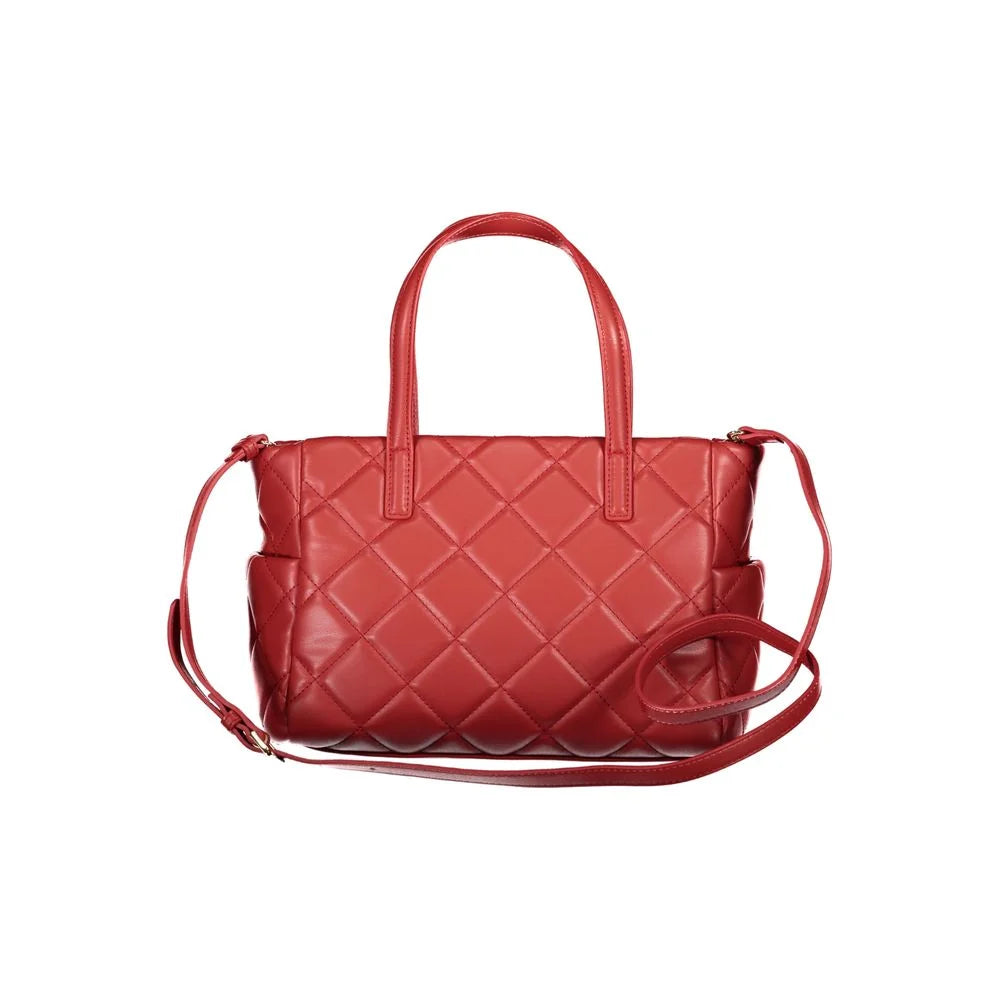 Mario Valentino Red Polyethylene Handbag - Shopper Bags